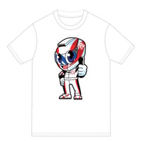 ・FDJくん Tシャツ/白