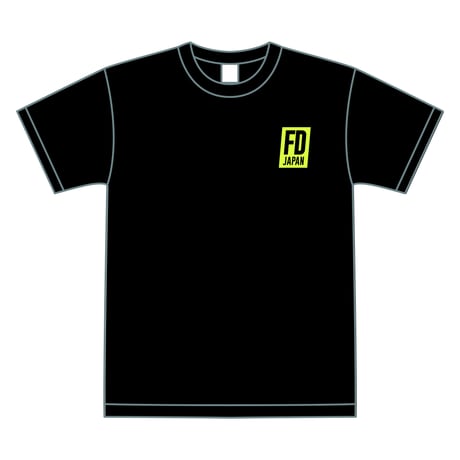 ・FDJ ライトグリーンロゴTシャツ
