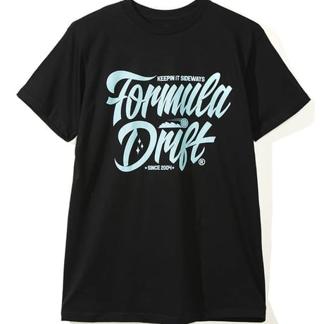 FD Script Tシャツ /黒  ネット