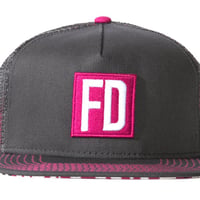 FD グレイ/ピンクメッシュキャップ  ネット