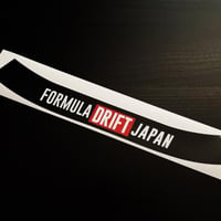 FDJヘルメットバイザーステッカー/黒  ネット