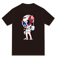 ・FDJくん Tシャツ/黒