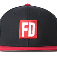 FD 黒/赤キャップ  ネット