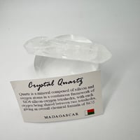 〜双光〜水晶ポイント(両剣水晶)(マダガスカル産)(M0148)