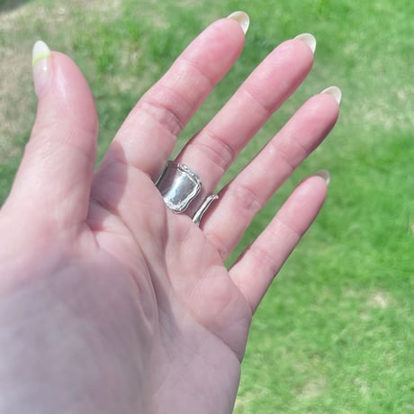 《受注生産》〜ヴェール veil〜　フリーサイズsilverリング