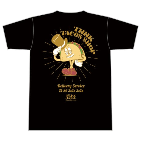 【受注生産】THHK TACOS SHOP Tee(Black/White) #公狂