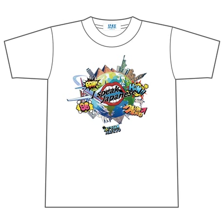 【受注生産】I SPEAK JAPANESE Tee(Charcoal/White) #公狂