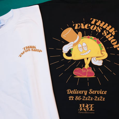 【受注生産】THHK TACOS SHOP Tee(Black/White) #公狂