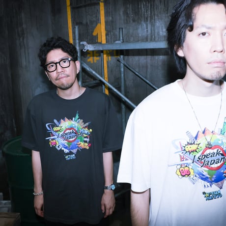 【受注生産】I SPEAK JAPANESE Tee(Charcoal/White) #公狂