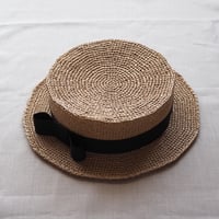 【ダウンロードレシピ】かぎ針編みのマルシェの帽子