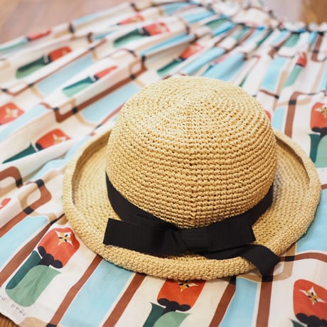 【ダウンロードレシピ】かぎ針編みの夏のボーラーハット