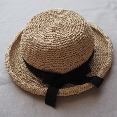 【ダウンロードレシピ】かぎ針編みの夏のボーラーハット