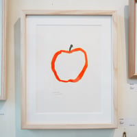 【額装原画】an apple／しらいしののこ