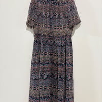 vintage Egypt motif dress