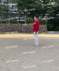 孫と元気に遊んでいる