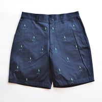 NEW VINTAGE GOLF  "NVG Embroidered Short Pants(NAVY)"
