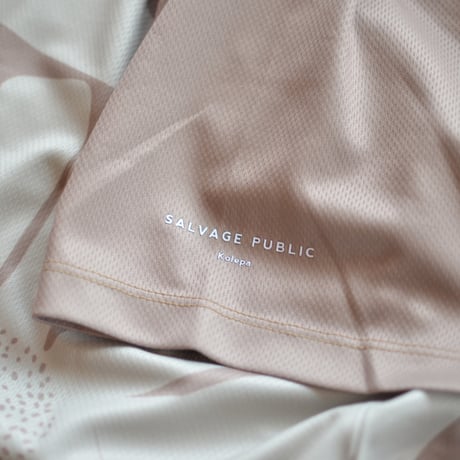 SALVAGE PUBLIC Kolepa "Waialua メッシュポロ S/S (SUNFLOWER"