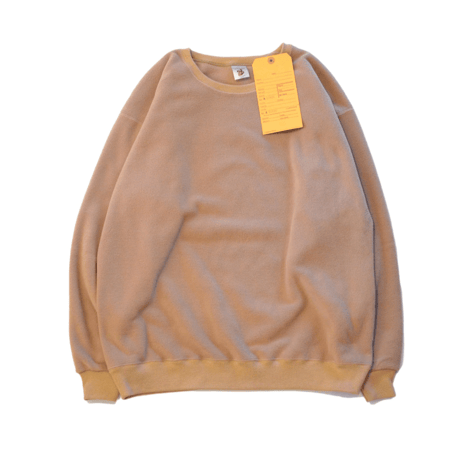 FORTUNE ISLAND GOLF RECYCLED POLYESTER FLEECE SWEAT BEIGE