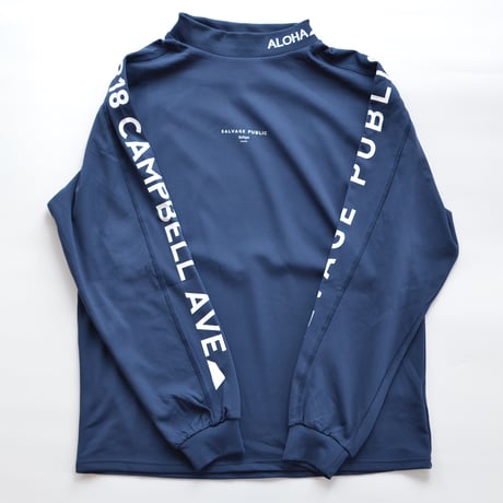 SALVAGE PUBLIC Kolepa (サルベージ パブリック コレパ) "Alapaina モックネック(CAMPBELL AVE)/ネイビー"　長袖