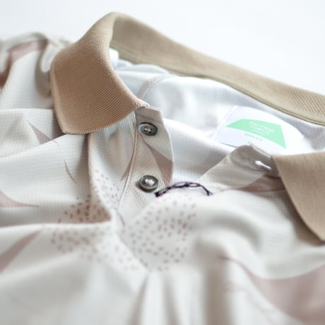 SALVAGE PUBLIC Kolepa "Waialua メッシュポロ S/S (SUNFLOWER"