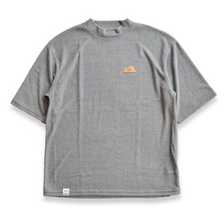 SVKS6018［サルベージパブリックコレパ］3.6パイルモックネック S/S（DH Leather patch）