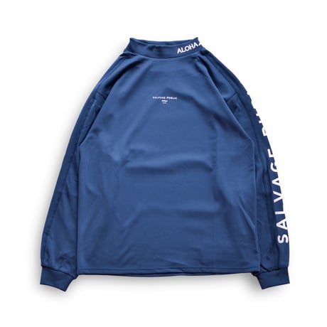 SALVAGE PUBLIC Kolepa (サルベージ パブリック コレパ) "Alapaina モックネック(CAMPBELL AVE)/ネイビー"　長袖