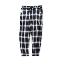 FLASH PACKER "XNP-UK2（オンブレチェック イージーパンツ）BLACK"