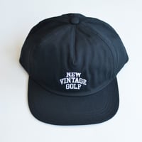 NEW VINTAGE GOLF  "NVG 5Panel Cap(BLACK)"