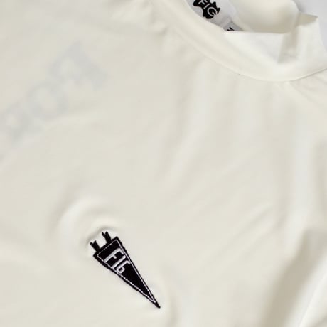 FORTUNE ISLAND GOLF "FLAG SHORT SLEEVE MOCK NECK S/S TEE BLACK"