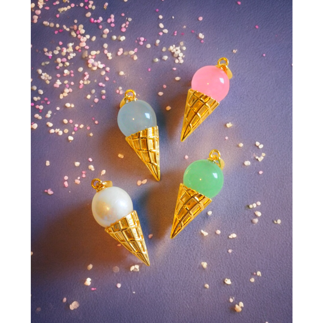 Pearl Vanilla Ice Cream Pendant | FUMIO MAKINO