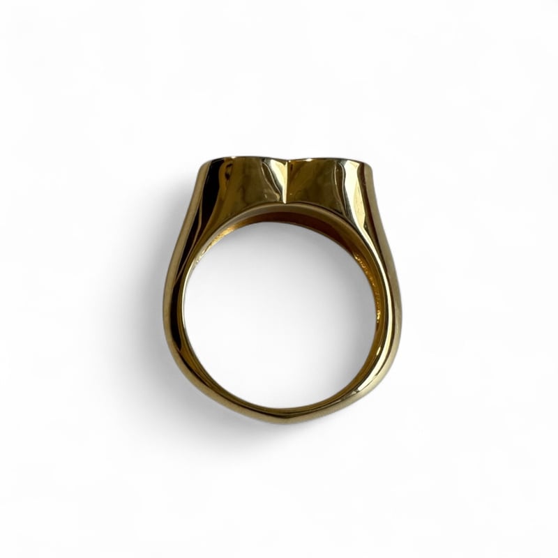 Love Signet Ring (Red) | FUMIO MAKINO