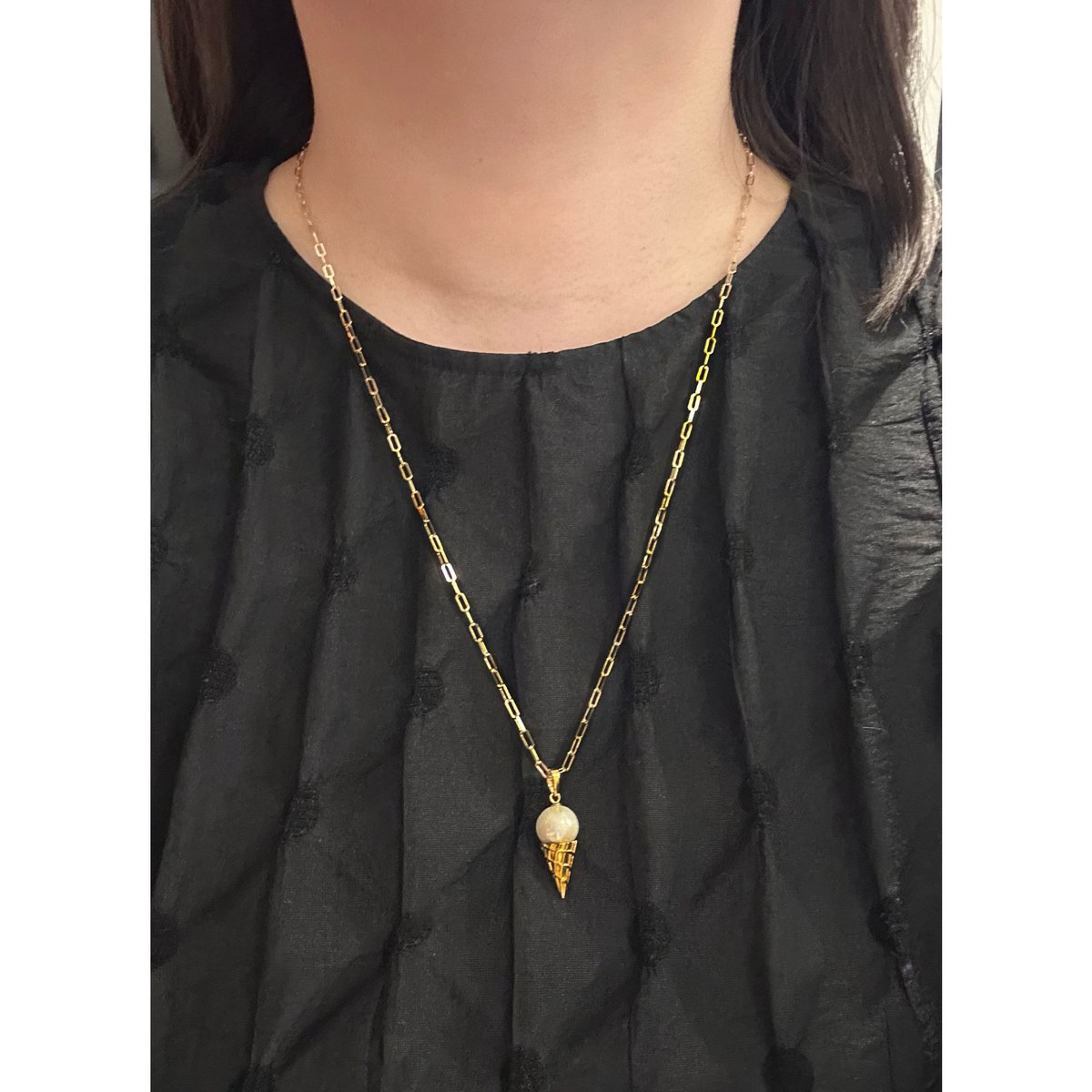 Pearl Vanilla Ice Cream Pendant | FUMIO MAKINO