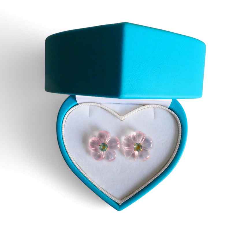 Sakura pierced earrings（K18YG） | FUMIO MAKINO