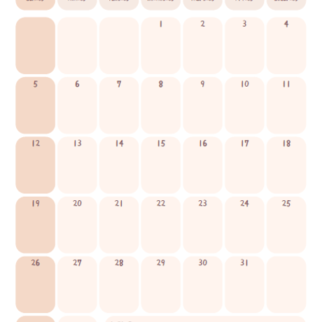 digital planner テンプレート一式