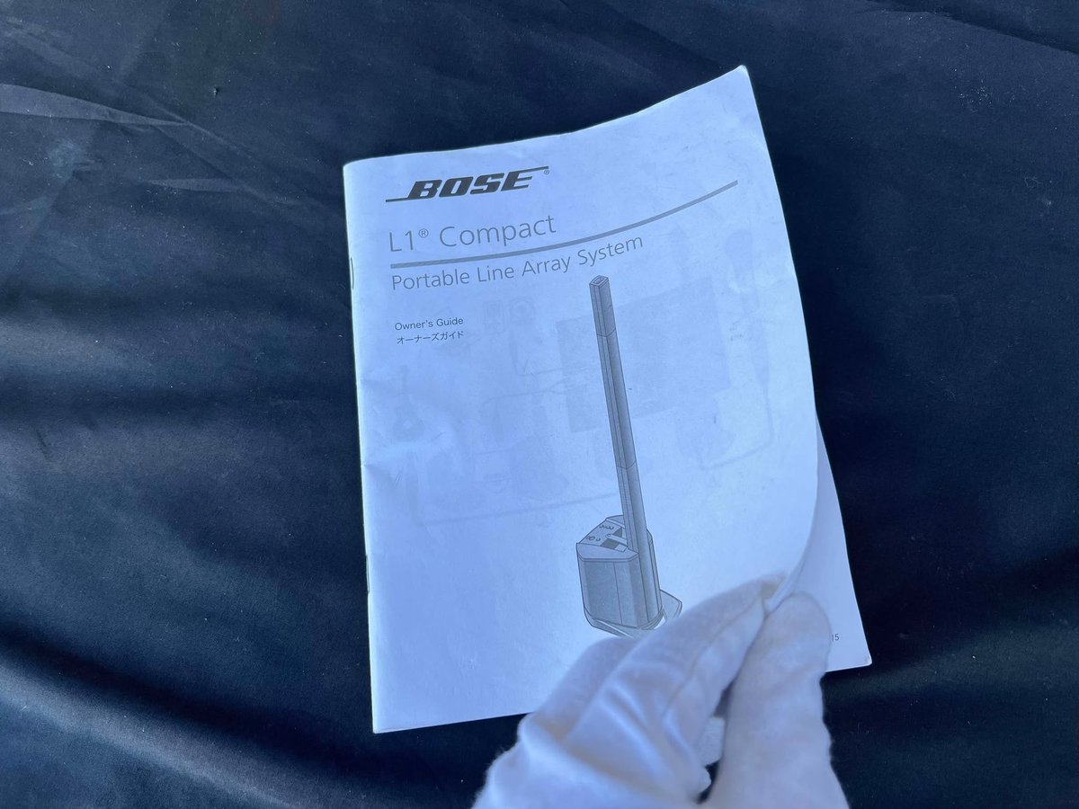 bose l1 compact PAシステムレンタル【往復送料込】 | イベントイージィ