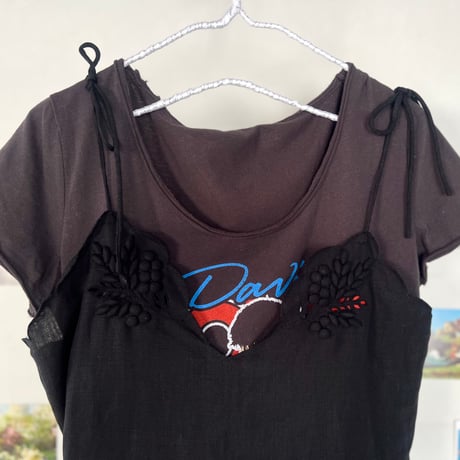 Bon voyage camisole black / TOWAVASE