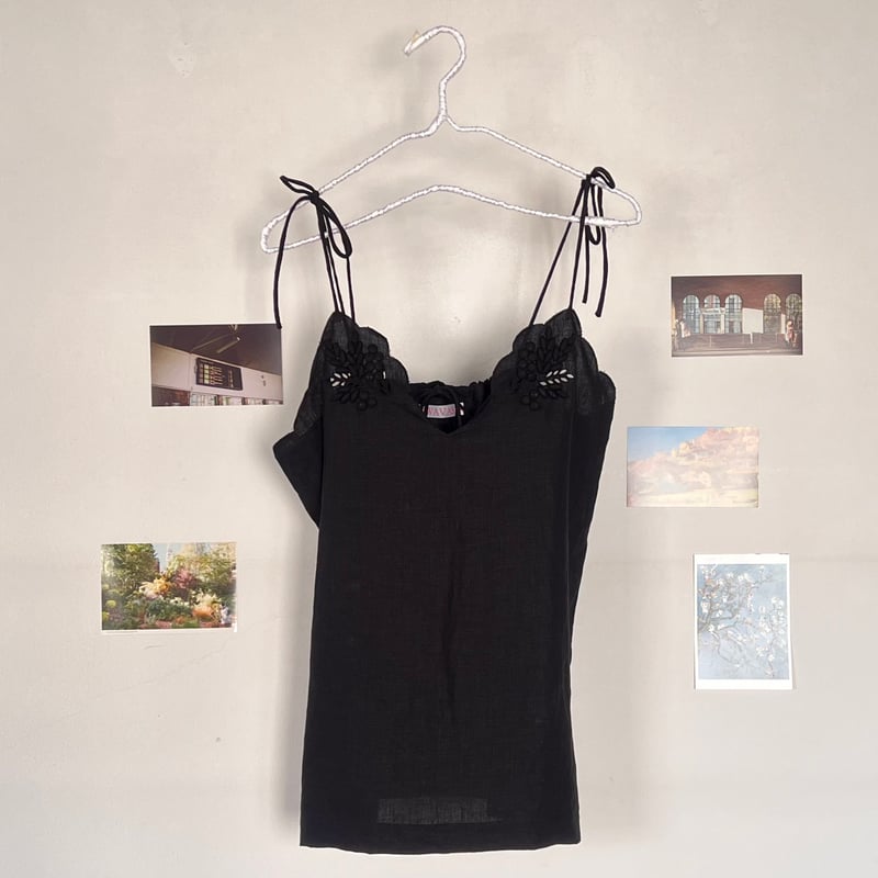 Bon voyage camisole black / TOWAVASE | alice da