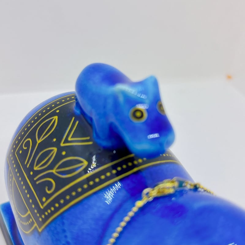 九栄神】青釉オーナメント 「タウレト」ー幸兵衛窯 | おしゃれ処布屋