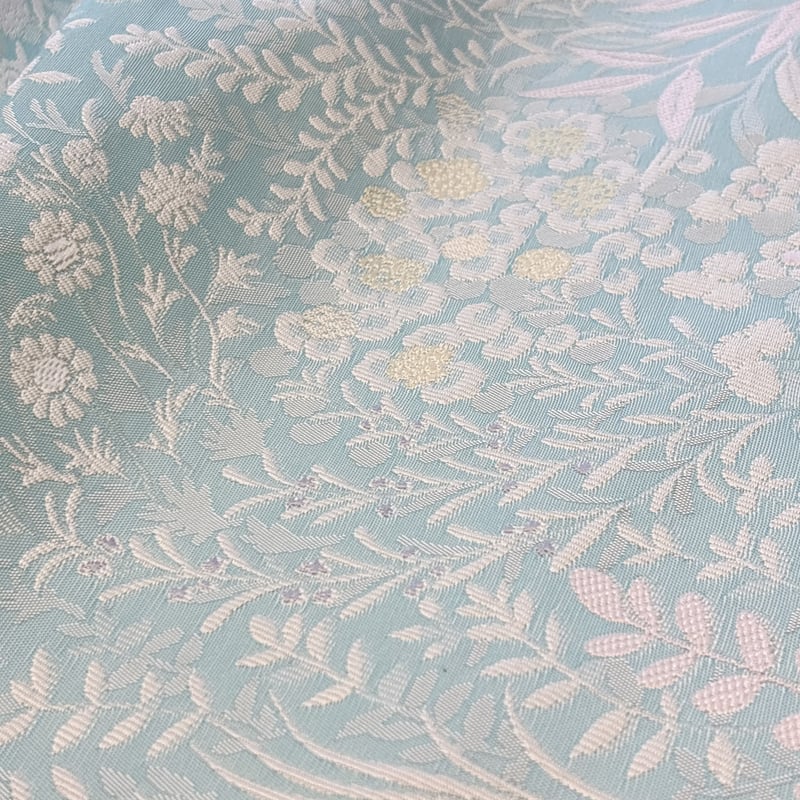 博多織 八寸名古屋帯ーヒビコレ ミルフルール 【お仕立て上り価格