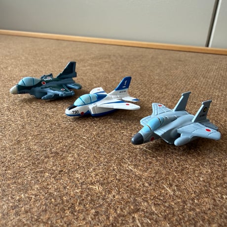 航空自衛隊3機体マグネットセット（F-2、T-4ブルーインパルス、F-15）