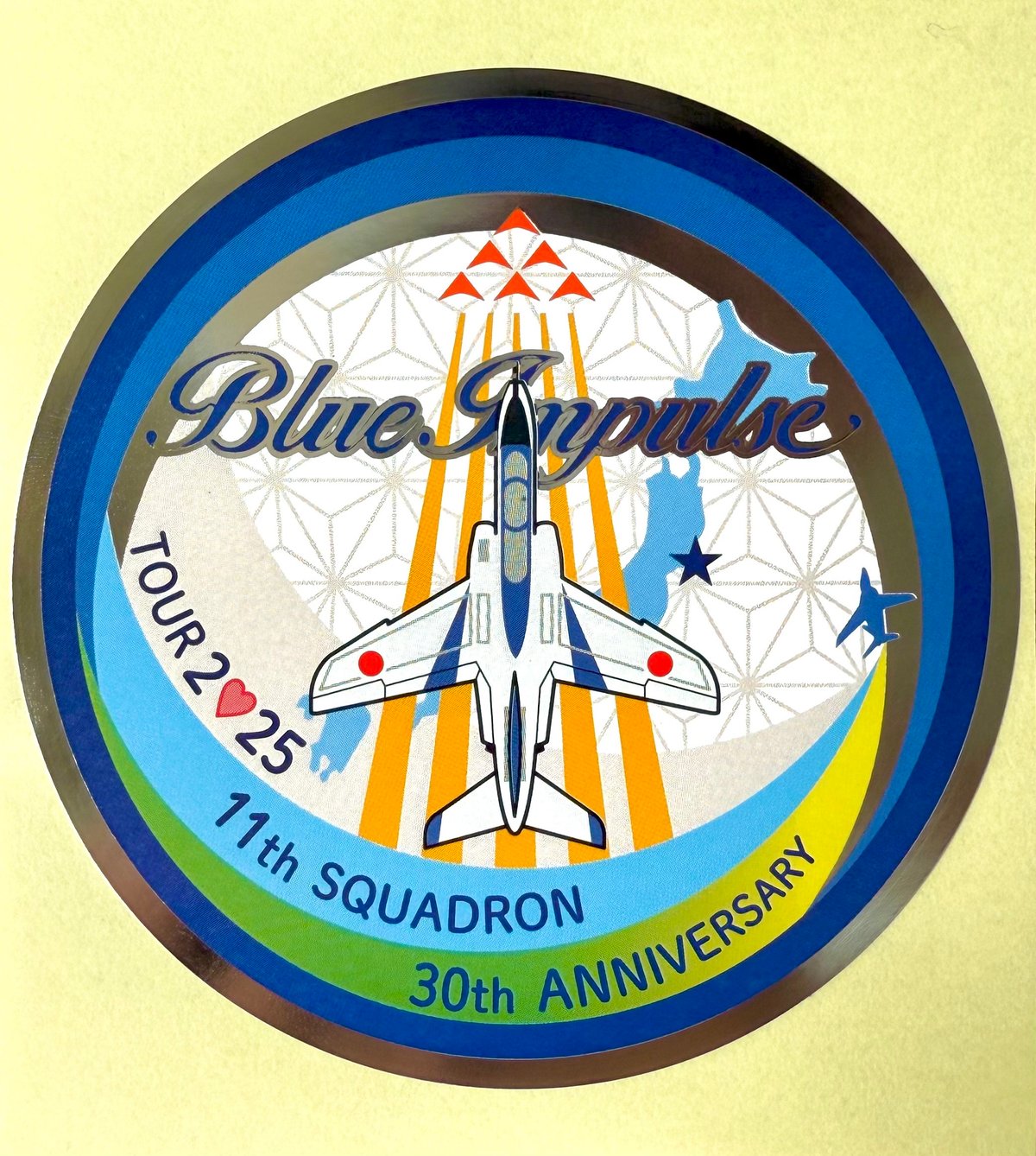Blue Impulse 2025 専用出品 ブルーインパルスツアーステッカー2025 | RUNWAY15END