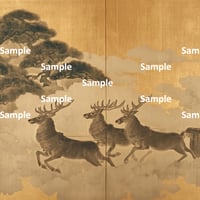 日本画風のサンタクロース