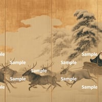日本画風のサンタクロース