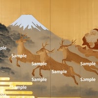 日本画風のサンタクロース