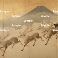 日本画風のサンタクロース