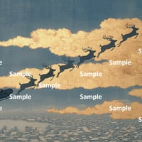 日本画風のサンタクロース