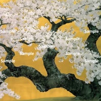 日本画風の桜