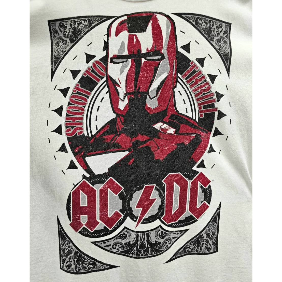 ACDC アイアンマン Tシャツ AC/DC × IRON MAN / MARVEL 映画 アイアンマン2 サウンド