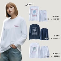 【漢字Ver.】ホヤ普及委員会 ロングTシャツ