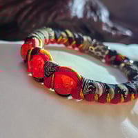 🐦‍🔥2026年最強ブレスレット🐦‍🔥【焔 -Homura-】 赤龍紋瑪瑙 ―丙午